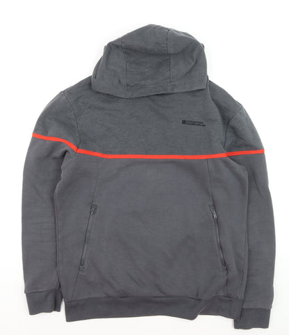 Mountain Warehouse Men’s Grey Pullover Hoodie Medium Outdoor Quick Dry