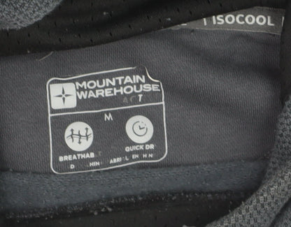 Mountain Warehouse Men’s Grey Pullover Hoodie Medium Outdoor Quick Dry