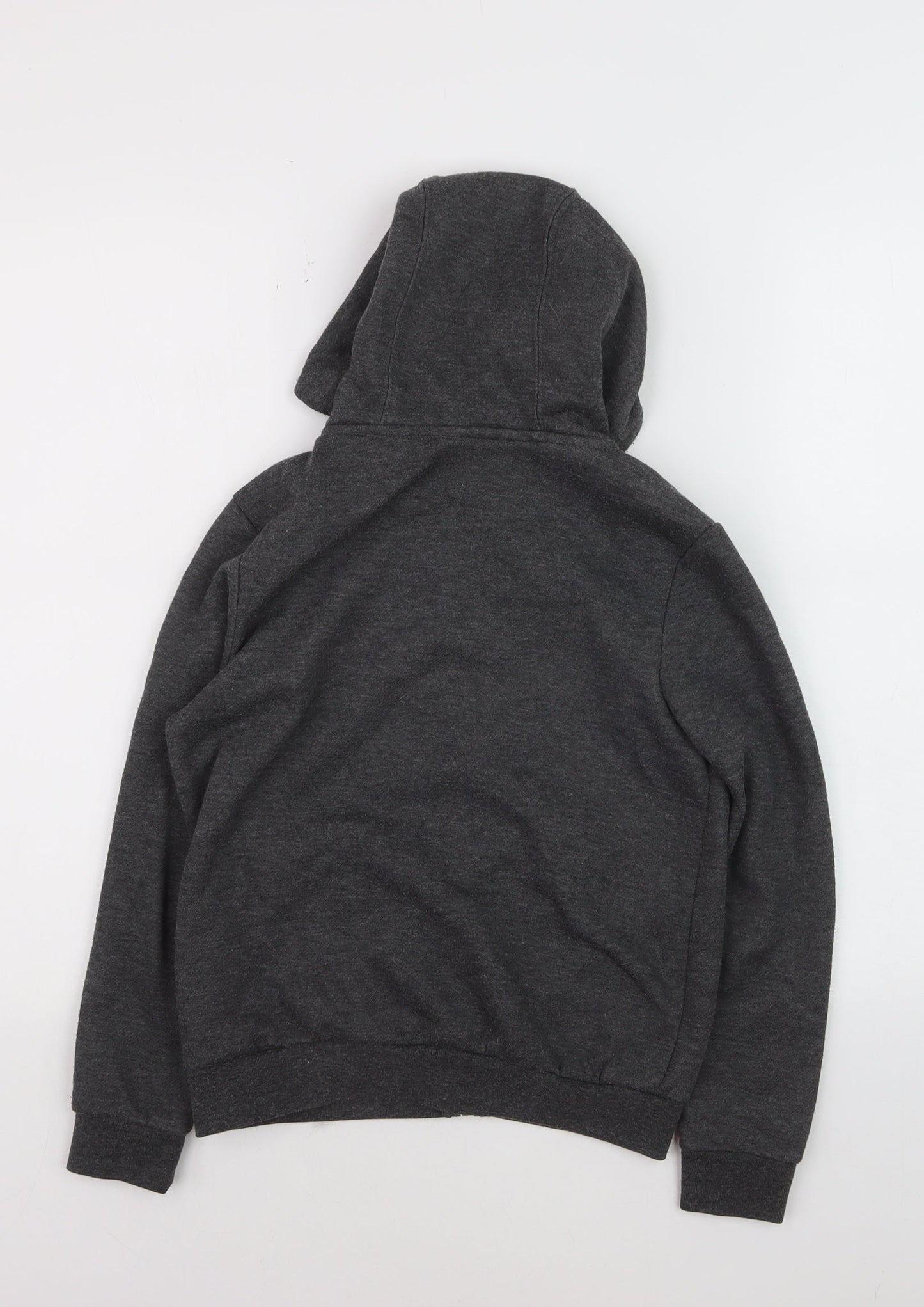Slazenger Boys Grey Full Zip Fleece Hoodie 9-10 Years