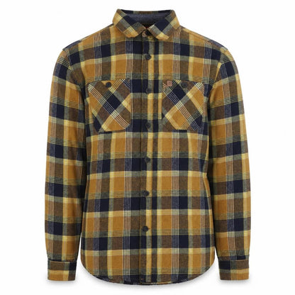 Coleman Men's Brown Plaid Flannel Button-Up Shirt Size M