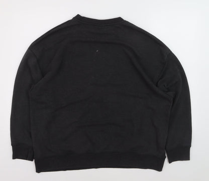 Primark Women Black Barbie Graphic Cotton Sweatshirt Size 12/14