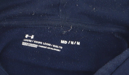 Under Armour Men's Blue Pullover Hoodie Size M Sports Fleece