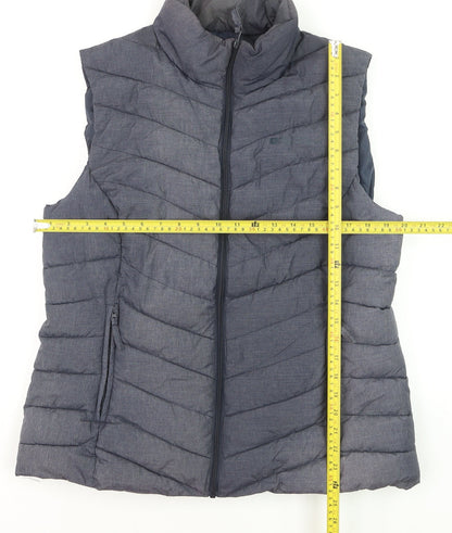 Mountain Warehouse Womens Grey Size 16 Padded Puffer Waistcoat