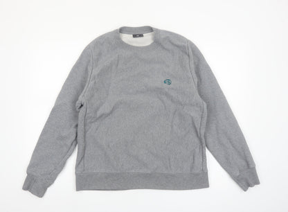 Paul Smith Men's Grey XL Crew Neck Cotton Sweatshirt