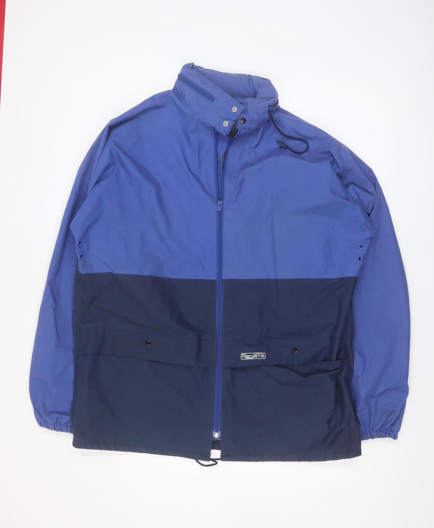 Regatta Men’s Blue XL Waterproof Windproof Hooded Rain Jacket