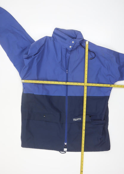 Regatta Men’s Blue XL Waterproof Windproof Hooded Rain Jacket