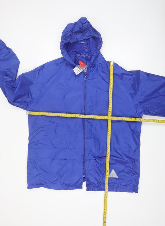 Result Men's Blue L Hooded Waterproof Windbreaker Jacket