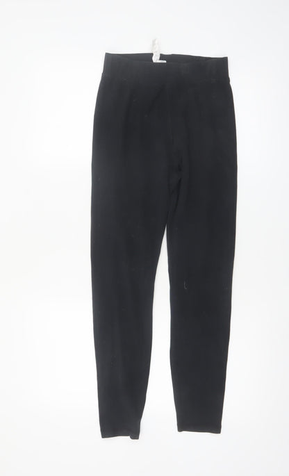 New Balance Womens Black Leggings Medium Cotton Stretch Gymwear
