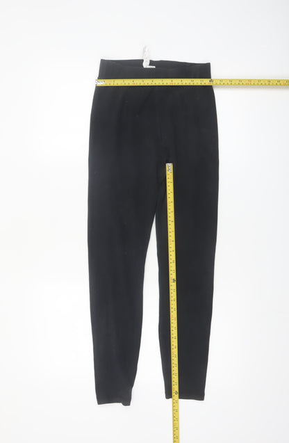 New Balance Womens Black Leggings Medium Cotton Stretch Gymwear