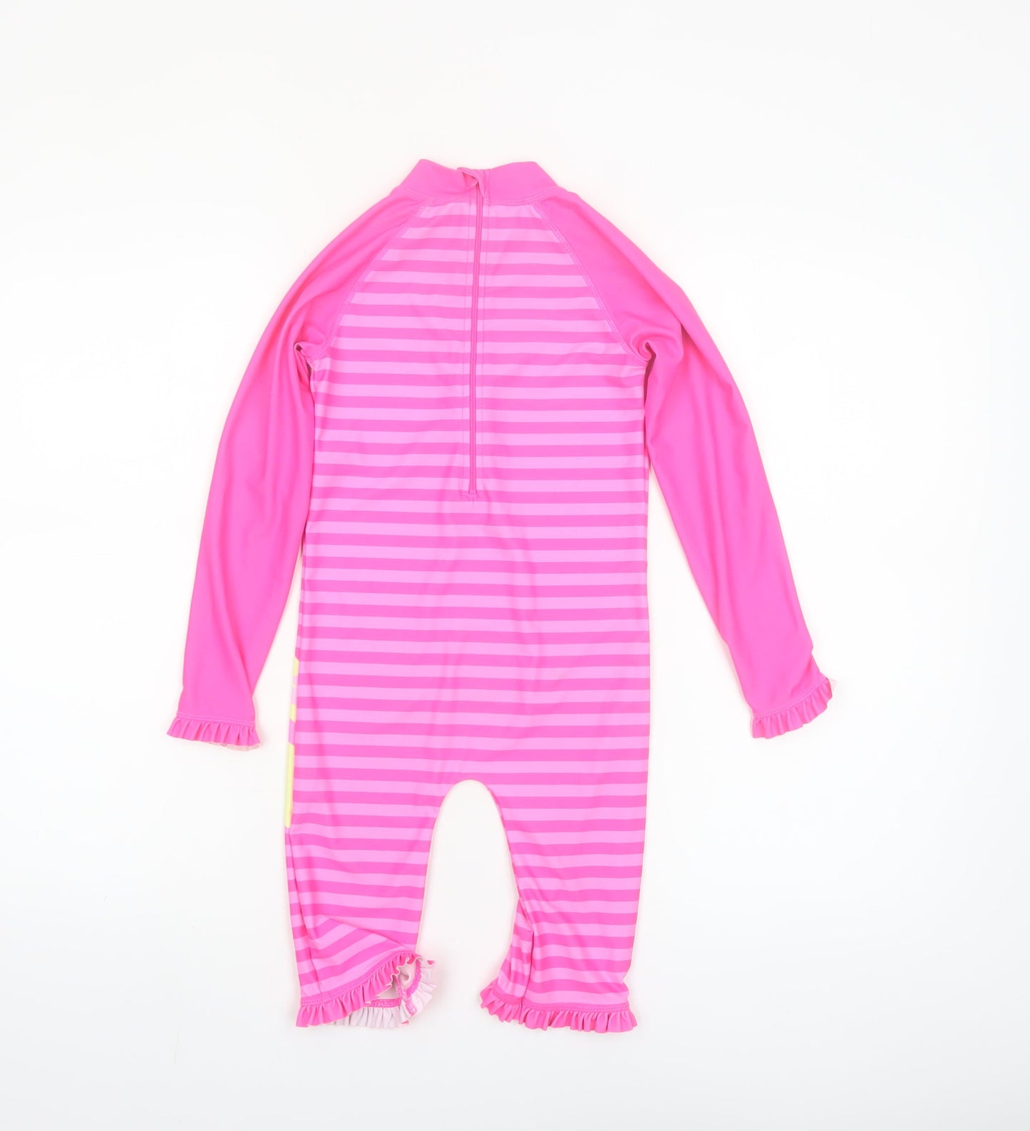 St. Bernard Girls Pink Giraffe Long Sleeve UV Sun Suit Age 6 Years