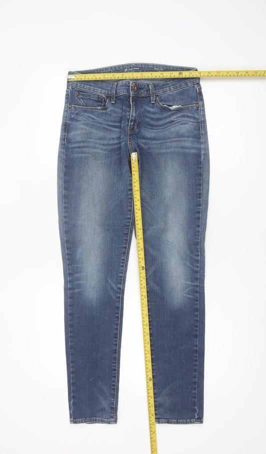 Levi's Women's Blue Skinny Jeans Size 27 Demi Curve Mid Rise