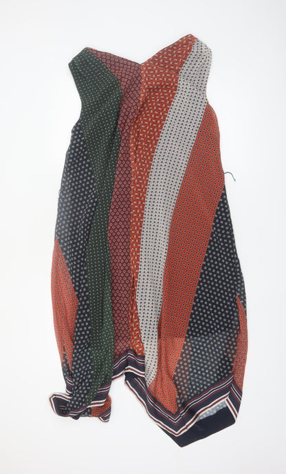 French Connection Women's Multicoloured XS Sleeveless Geometric Shift Dress