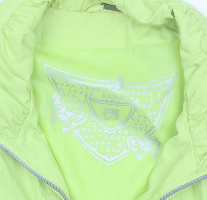 Barbara Lebek Womens Green Size 20 Lightweight Zip Waistcoat