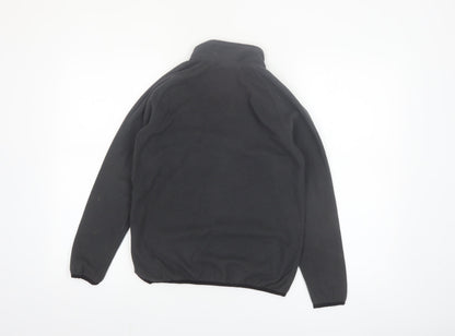 Craghoppers Boys Black Fleece 1/2 Zip Sweatshirt Age 11-12 Outdoor Warm Top