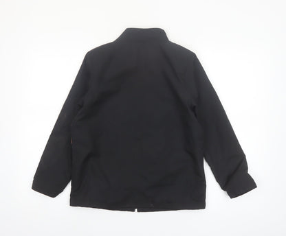 Hummel Boys Black Everton Track Jacket 9-10 Years Full Zip Polyester