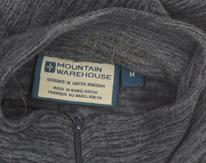 Mountain Warehouse Men's Blue Fleece 1/4 Zip Pullover Sweatshirt M
