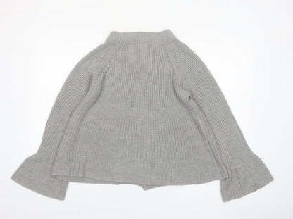 Dorothy Perkins Women’s Grey Chunky Knit Cardigan Size 8