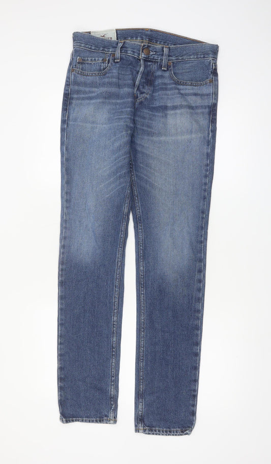 Hollister Men's Blue 30x32 Straight Leg Denim Jeans