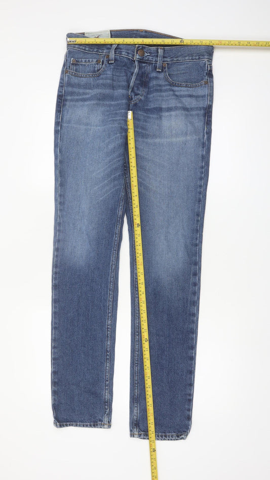 Hollister Men's Blue 30x32 Straight Leg Denim Jeans