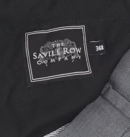 The Savile Row Company Men's Grey 36R Dress Trousers