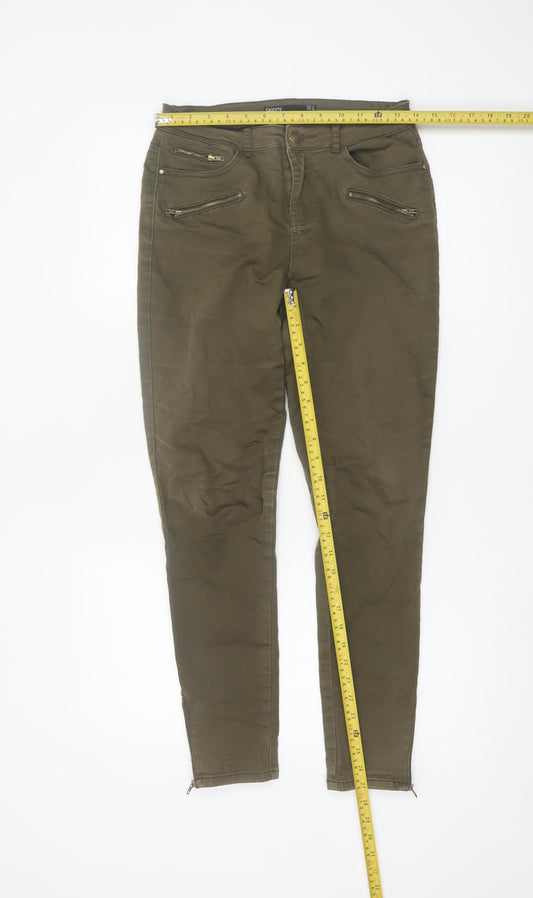 Dunnes Stores Women's Green Skinny Jeans Size 10