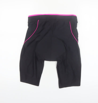 Dunnes Stores Women Black Medium Biker Activewear Shorts Nylon Blend