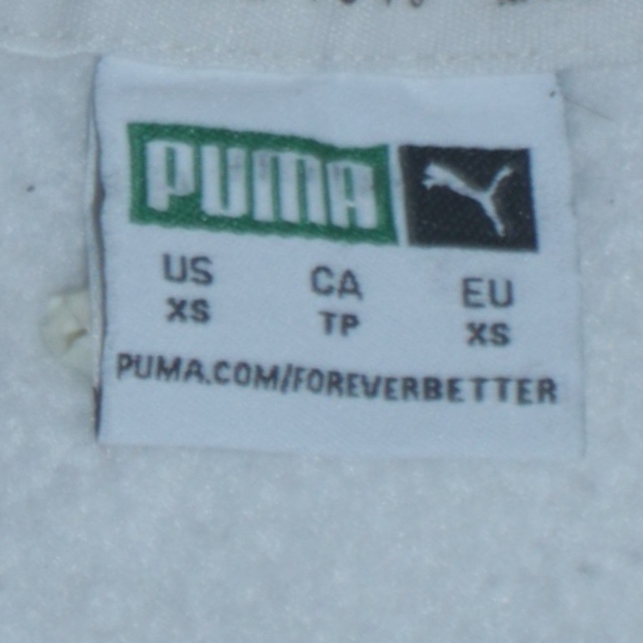 PUMA Women's Ivory XS Pullover Hoodie with Logo Sleeve Pocketed Sweatshirt