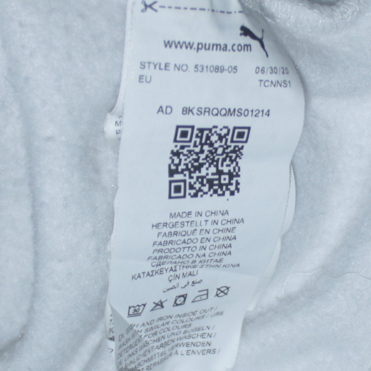 PUMA Women's Ivory XS Pullover Hoodie with Logo Sleeve Pocketed Sweatshirt
