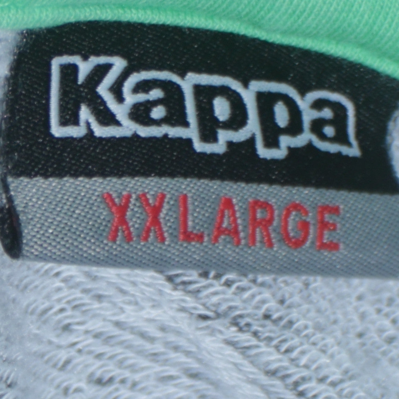 Kappa Men's Grey 2XL Full Zip Hoodie Jacket with Logo