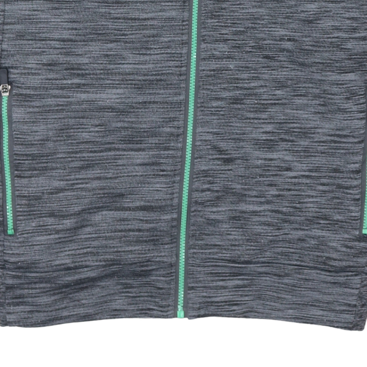 Kappa Men's Grey 2XL Full Zip Hoodie Jacket with Logo