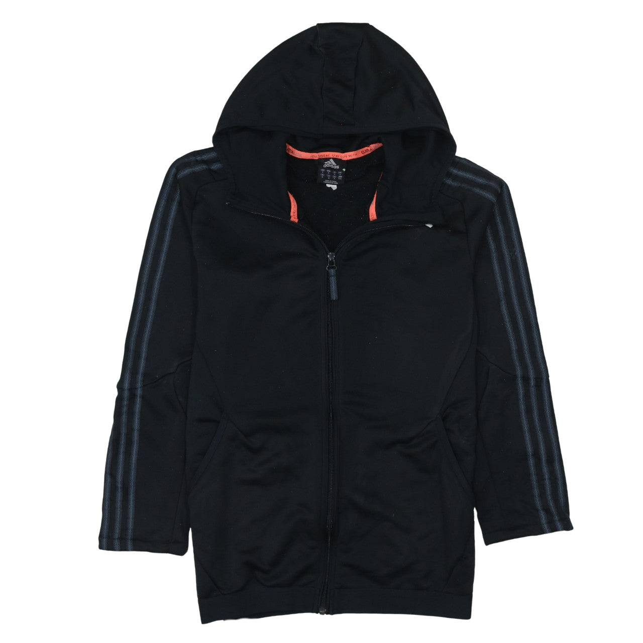 Adidas Men's Black Full Zip Hoodie Size M Sportswear