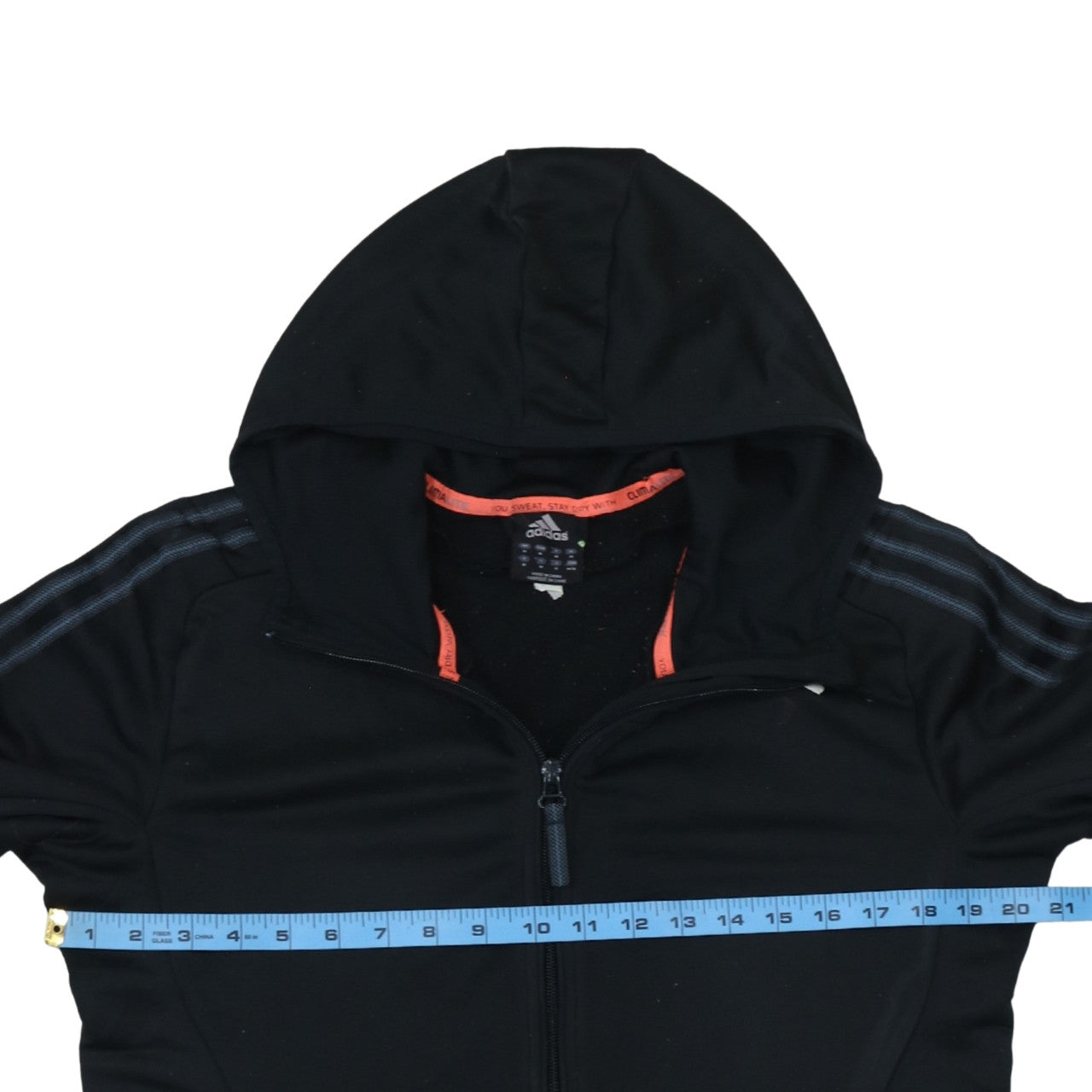 Adidas Men's Black Full Zip Hoodie Size M Sportswear