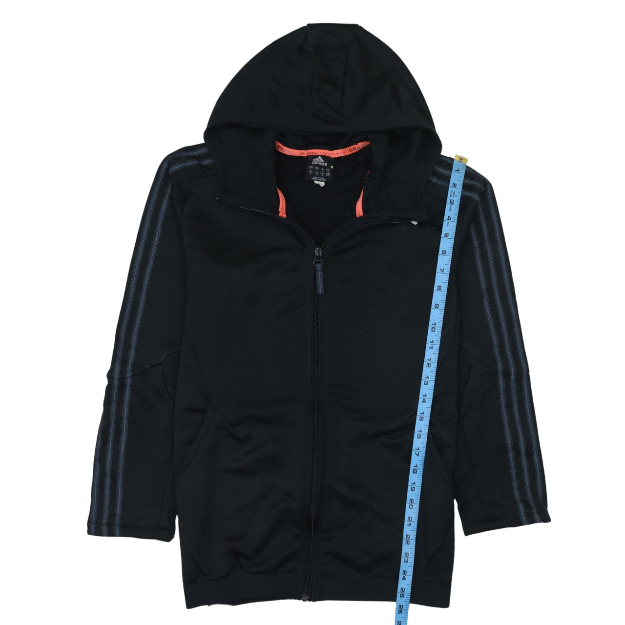 Adidas Men's Black Full Zip Hoodie Size M Sportswear