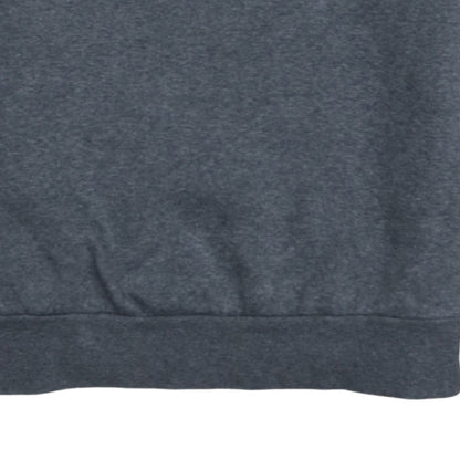 Adidas Womens Grey Orange Crew Neck Pullover Sweatshirt XS