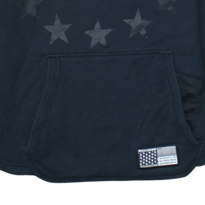 Nike Women Black Medium Graphic Crew Neck Pullover Sweatshirt