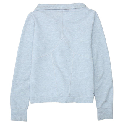 Adidas Women's Grey Track Jacket Size 12 Full Zip Sports Top