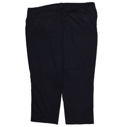 Ralph Lauren Women’s Black Plus Size 20 Chino Cotton Trousers