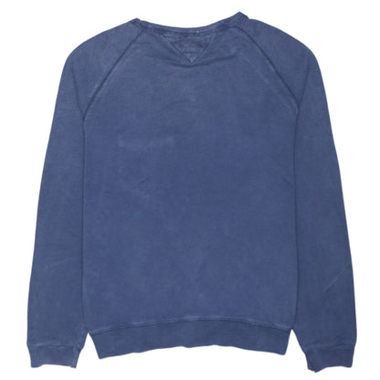 Tommy Hilfiger Denim Mens Blue XL Crew Neck Pullover Sweatshirt