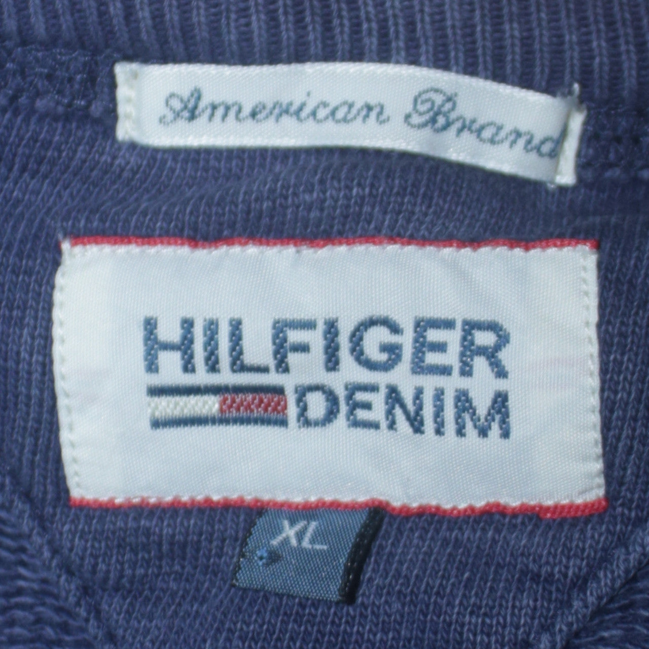 Tommy Hilfiger Denim Mens Blue XL Crew Neck Pullover Sweatshirt