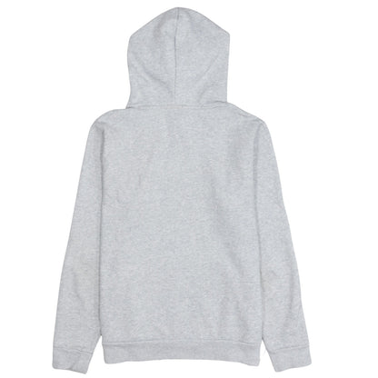 Puma Mens Grey Pullover Hoodie M Logo Fleece Sweatshirt