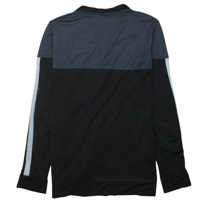 Under Armour Men's Black Track Jacket Size L Sports Zip Top
