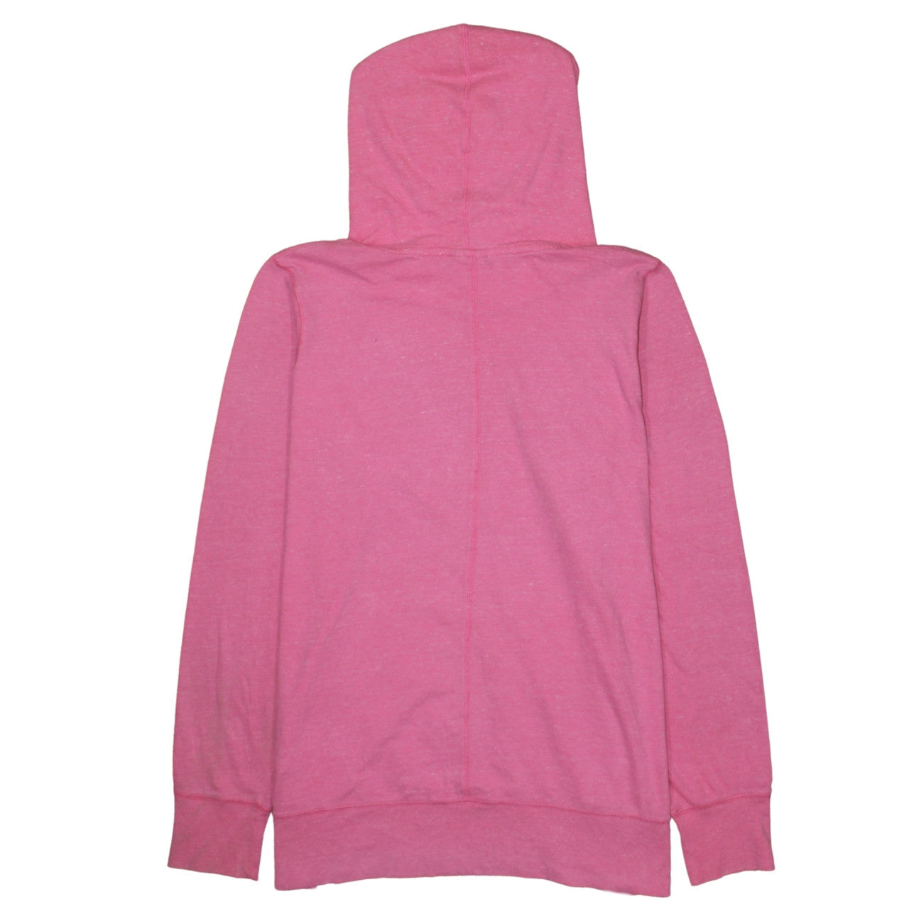 Nike Womens Pink Pullover Hoodie 1X Logo Print Cotton Blend