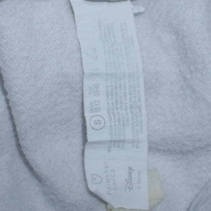 Disney Women's Grey Mickey Hoodie Size S 10/12 Pullover Graphic Print