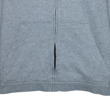 adidas Men Grey Full Zip Hoodie L Regular Fit Sportswear