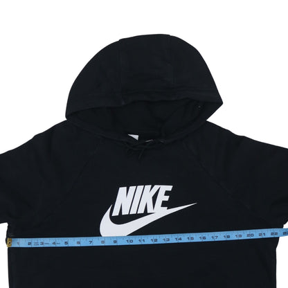 Nike Womens Black Large Pullover Hoodie Sweatshirt with Logo
