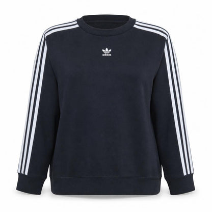 Adidas Women's Black Crew Neck Pullover Sweatshirt Size 14