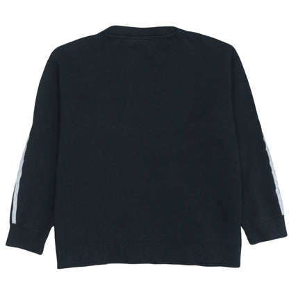 Adidas Women's Black Crew Neck Pullover Sweatshirt Size 14