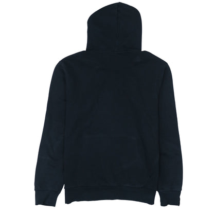 Puma Women's Black Pullover Hoodie Small Cotton Blend Logo Sweatshirt
