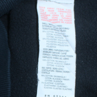 Puma Women's Black Pullover Hoodie Small Cotton Blend Logo Sweatshirt