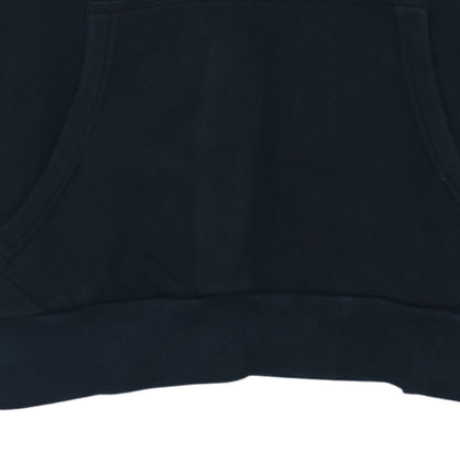 Puma Women's Black Pullover Hoodie Small Cotton Blend Logo Sweatshirt